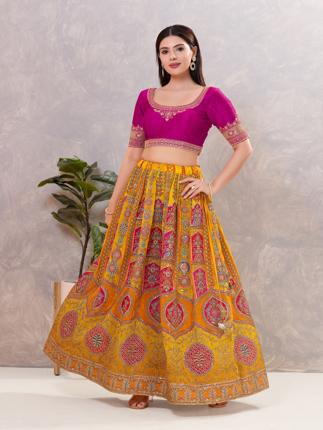 Delicate Embroidered Sleeves And Neckline Blouse