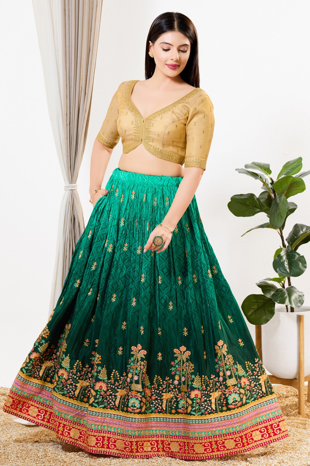 Wedding Wear Zari Embroidered Blouse