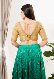 Wedding Wear Zari Embroidered Blouse