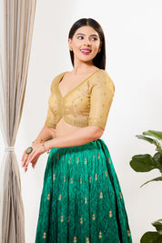 Wedding Wear Zari Embroidered Blouse