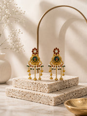 Venyora KUNJAR Gold-Plated Drop Earrings
