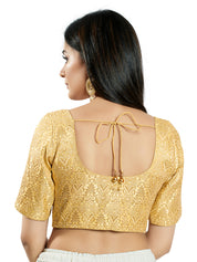 Brocade Essentials Round Neck Blouse