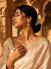 Venyora MOHOR Gold-Plated Drop Earrings