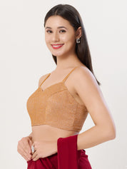 Vamas Shimmer Essential Strrapy Sleeveless Blouse
