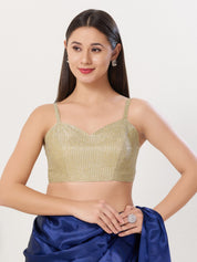 Vamas Shimmer Essential Strrapy Sleeveless Blouse