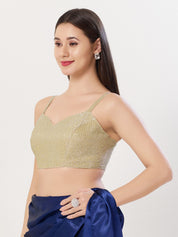 Vamas Shimmer Essential Strrapy Sleeveless Blouse