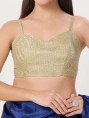 Vamas Shimmer Essential Strrapy Sleeveless Blouse