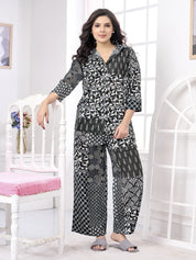 Black & White Patchwork Cotton Co-ord Set