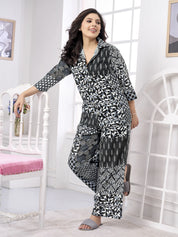 Black & White Patchwork Cotton Co-ord Set