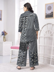 Black & White Patchwork Cotton Co-ord Set