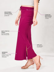Vamas Heavy Quality Stretchable Mermaid Saree Shapewear – Magenta