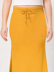 Vamas Heavy Quality Stretchable Mermaid Saree Shapewear – Mustard