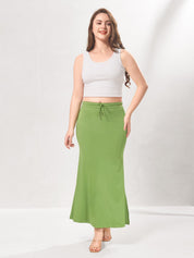 Vamas Heavy Quality Stretchable Mermaid Saree Shapewear – Olive Green