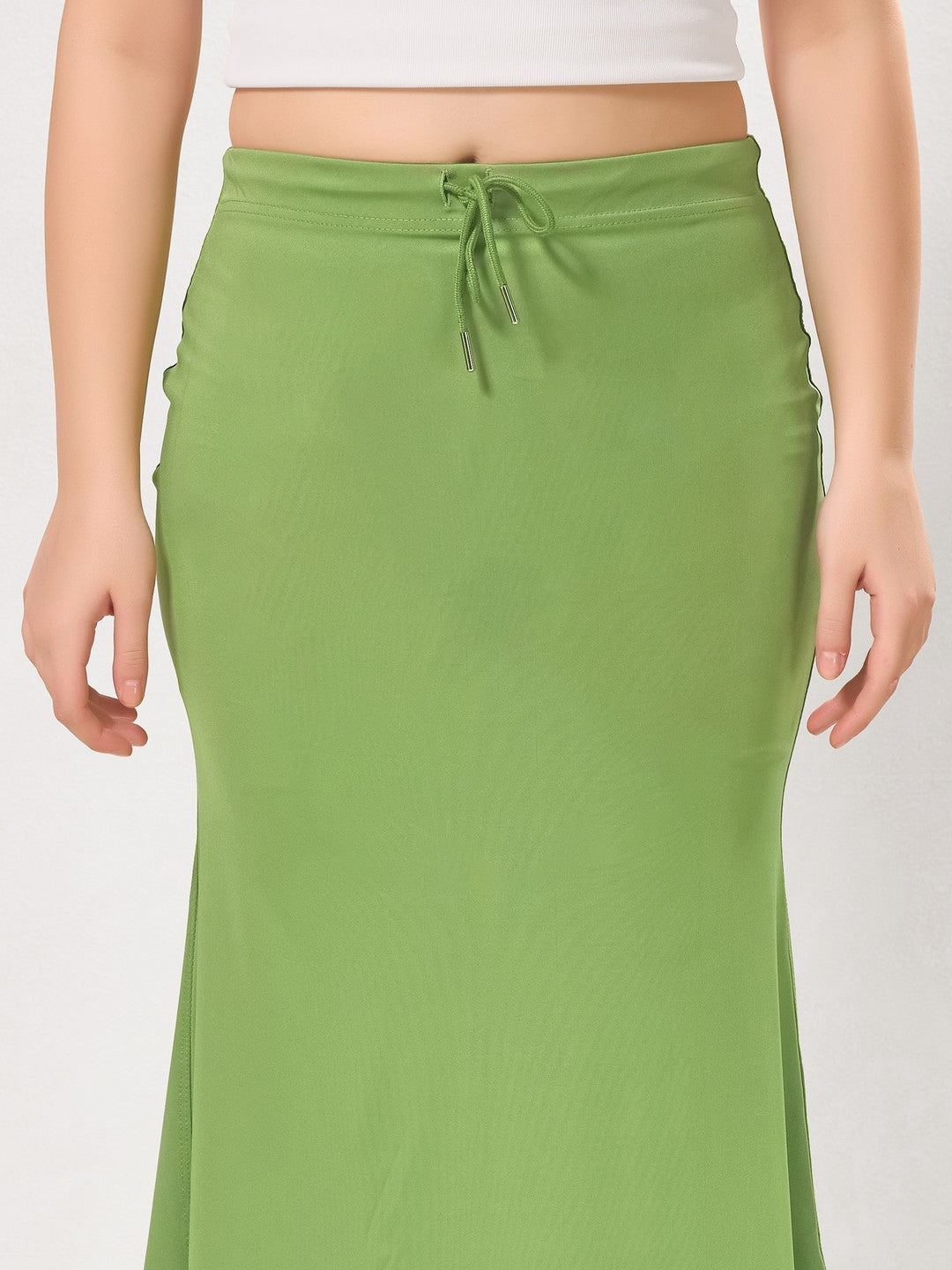 Vamas Heavy Quality Stretchable Mermaid Saree Shapewear – Olive Green