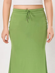 Vamas Heavy Quality Stretchable Mermaid Saree Shapewear – Olive Green