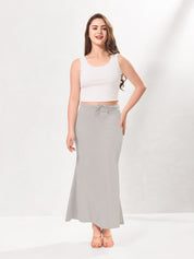 Vamas Heavy Quality Stretchable Mermaid Saree Shapewear – Silver Grey