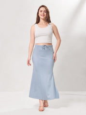 Vamas Heavy Quality Stretchable Mermaid Saree Shapewear – Steel Grey