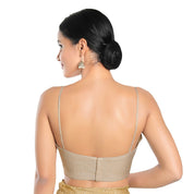 Satin Spegetti Yoke Blouse