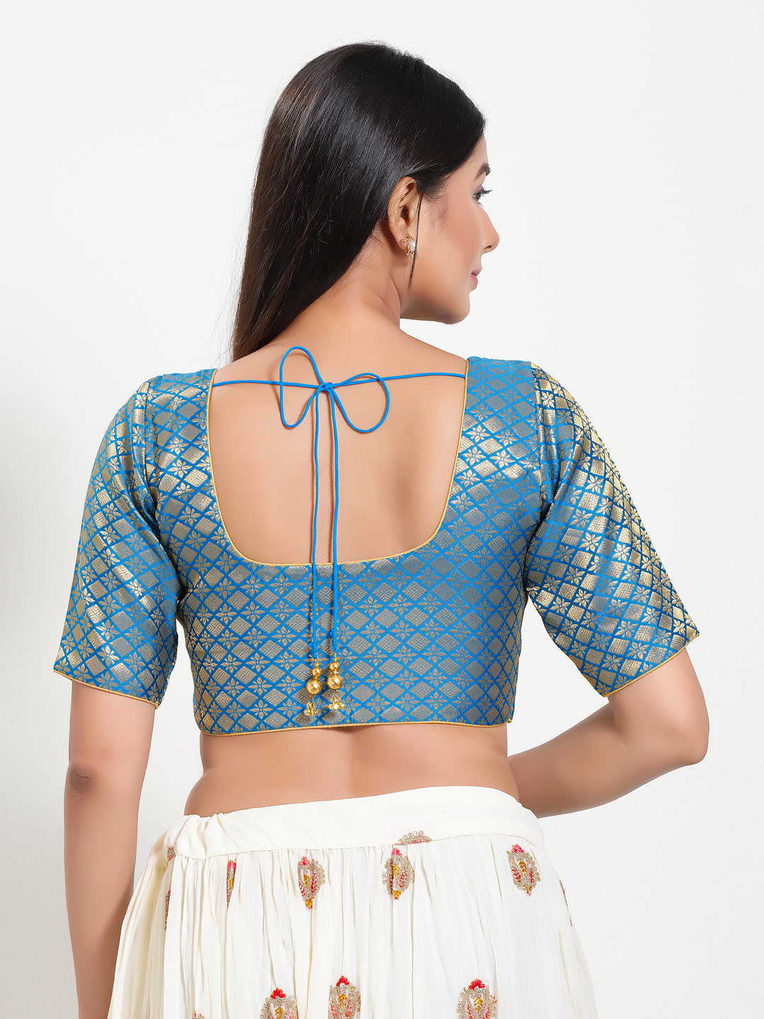 Brocade Diamond Butti Blouse