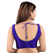 Vamas Silk Solid Rouching Blouse