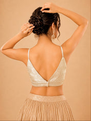 Partywear Crush Tissue Blouse