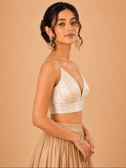 Partywear Crush Tissue Blouse