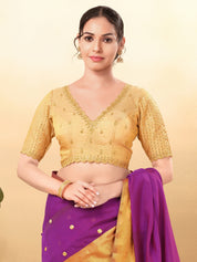 Wedding Special Embroidery Zari Silk Blouse