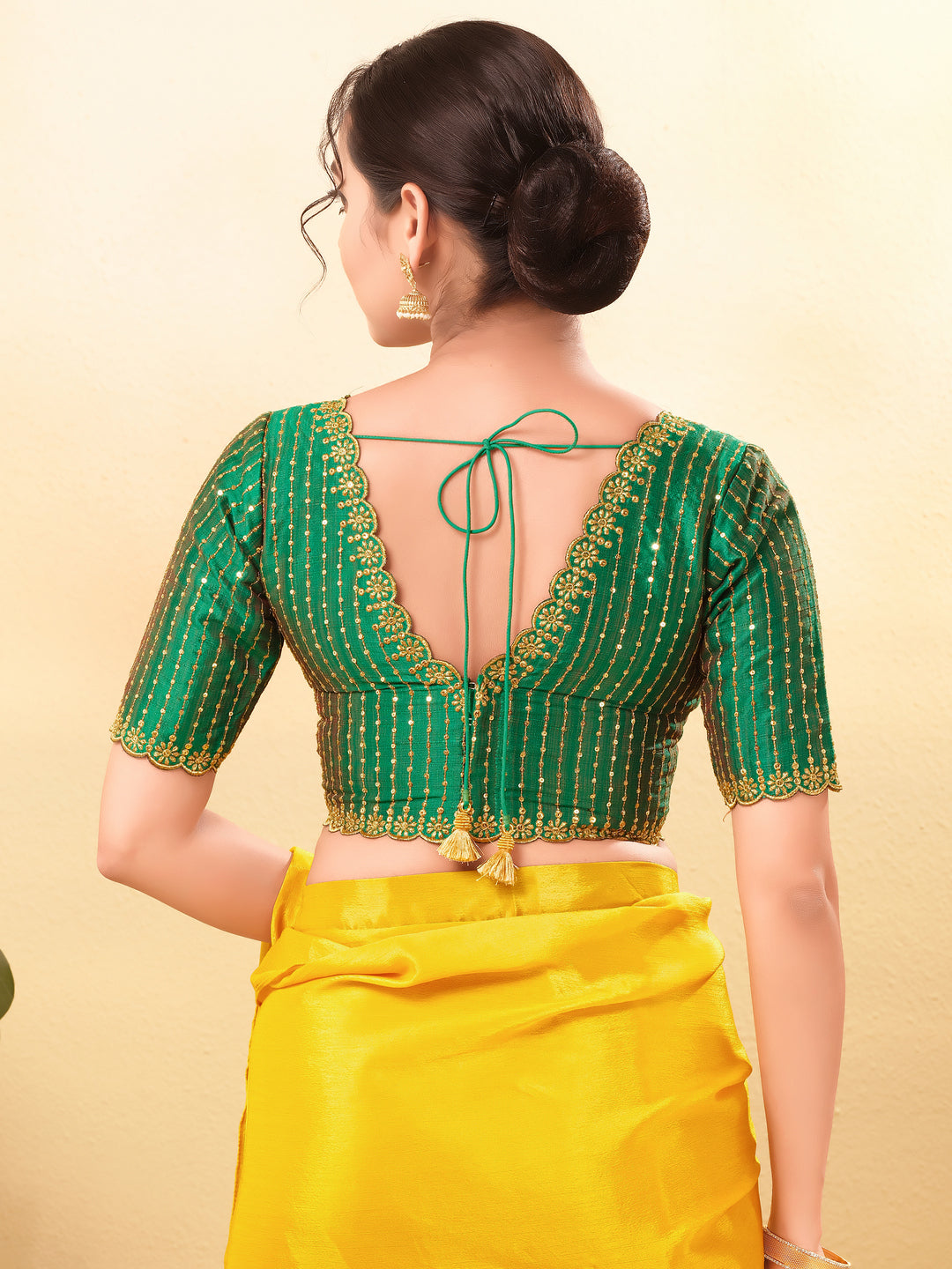 Wedding Special Embroidery Zari Silk Blouse
