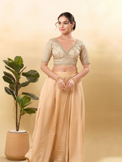 Wedding Special Embroidery Zari Silk Blouse