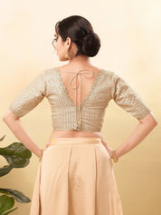 Wedding Special Embroidery Zari Silk Blouse