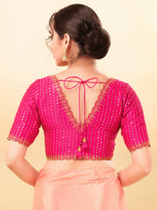 Wedding Special Embroidery Zari Silk Blouse