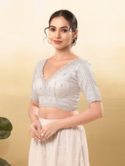 Wedding Special Embroidery Zari Silk Blouse