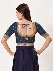 Butti With Machine Embroidery Blouse