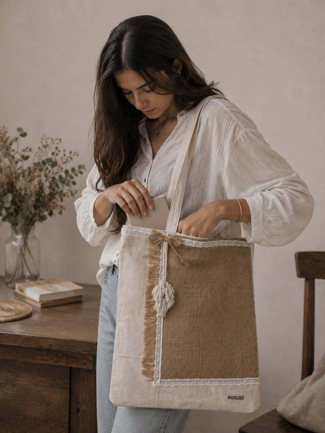 Bagology Jute Pop Bag