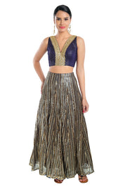 Sequence Lace Sleeveless Blouse