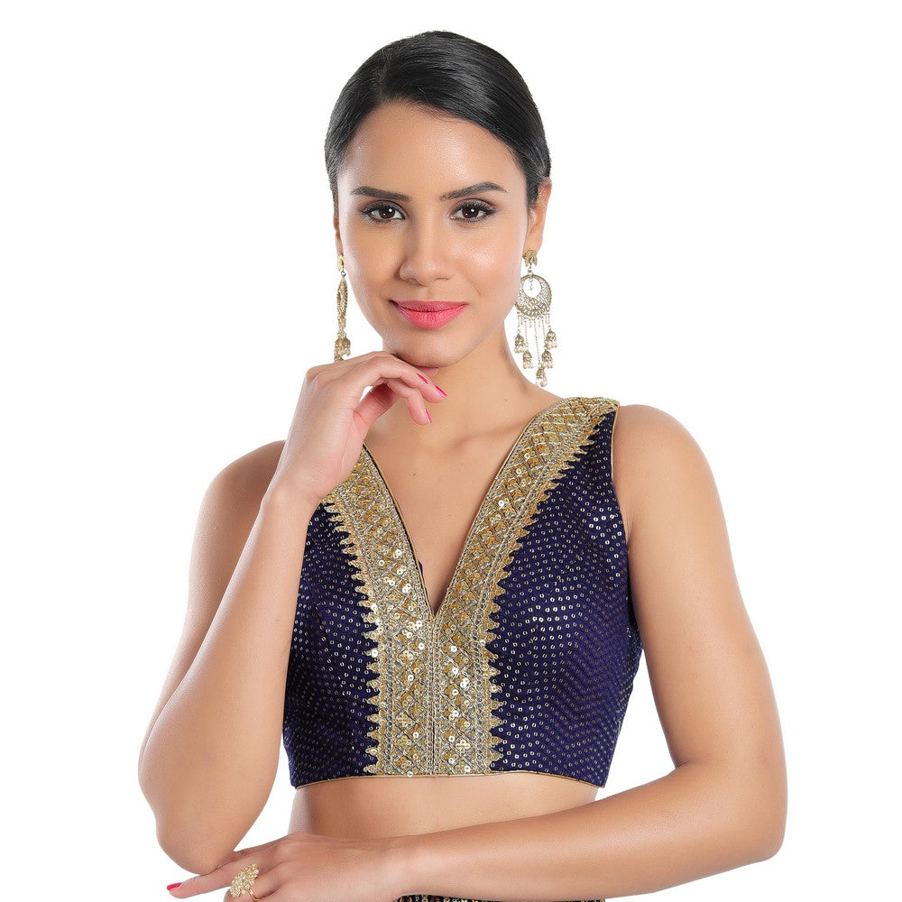Sequence Lace Sleeveless Blouse