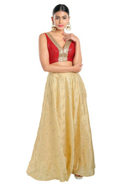 Sequence Lace Sleeveless Blouse