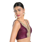 Sequence Lace Sleeveless Blouse