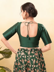 Vamas Flexible Side Stretch Comfort Fit Tafetta Silk Blouse
