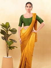 Vamas Flexible Side Stretch Comfort Fit Tafetta Silk Blouse