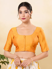 Vamas Flexible Side Stretch Comfort Fit Tafetta Silk Blouse
