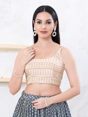Shifli Round Neck Sleeveless Blouse