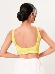 Shifli Round Neck Sleeveless Blouse