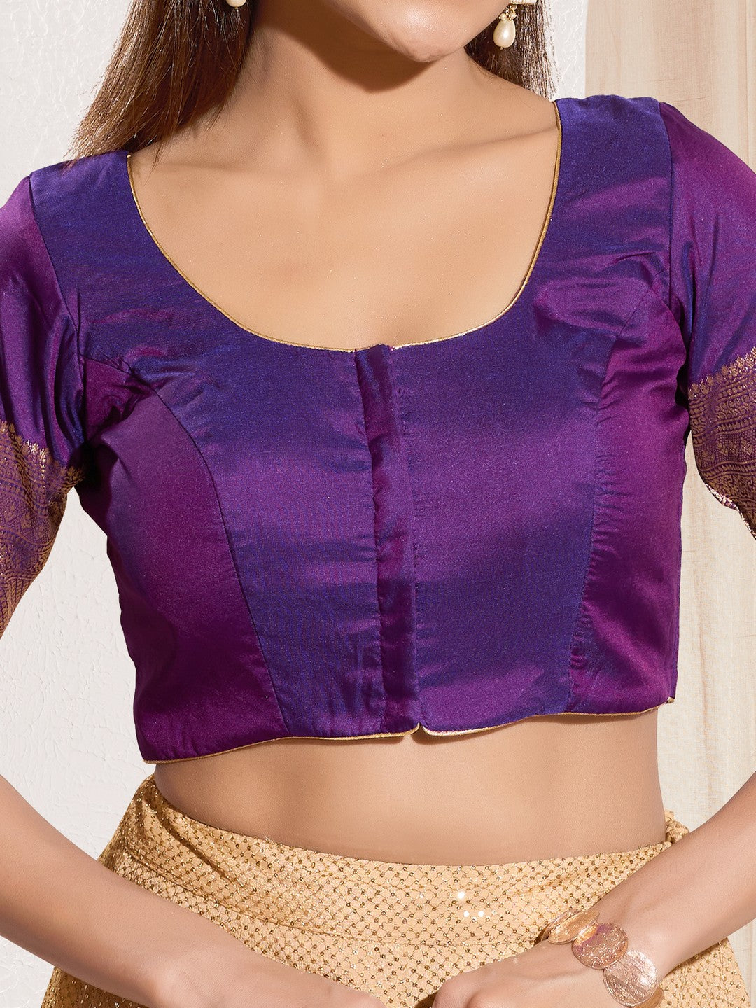 Vamas South Indian Saree Special Border Blouse