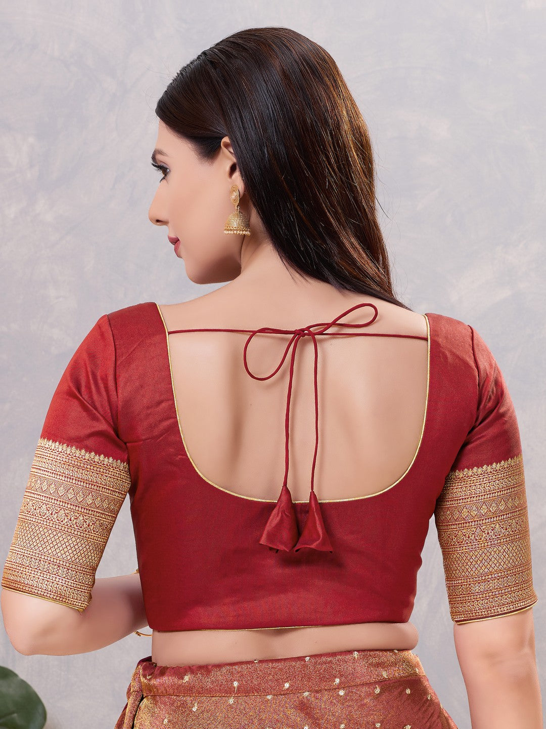 Vamas South Indian Saree Special Border Blouse