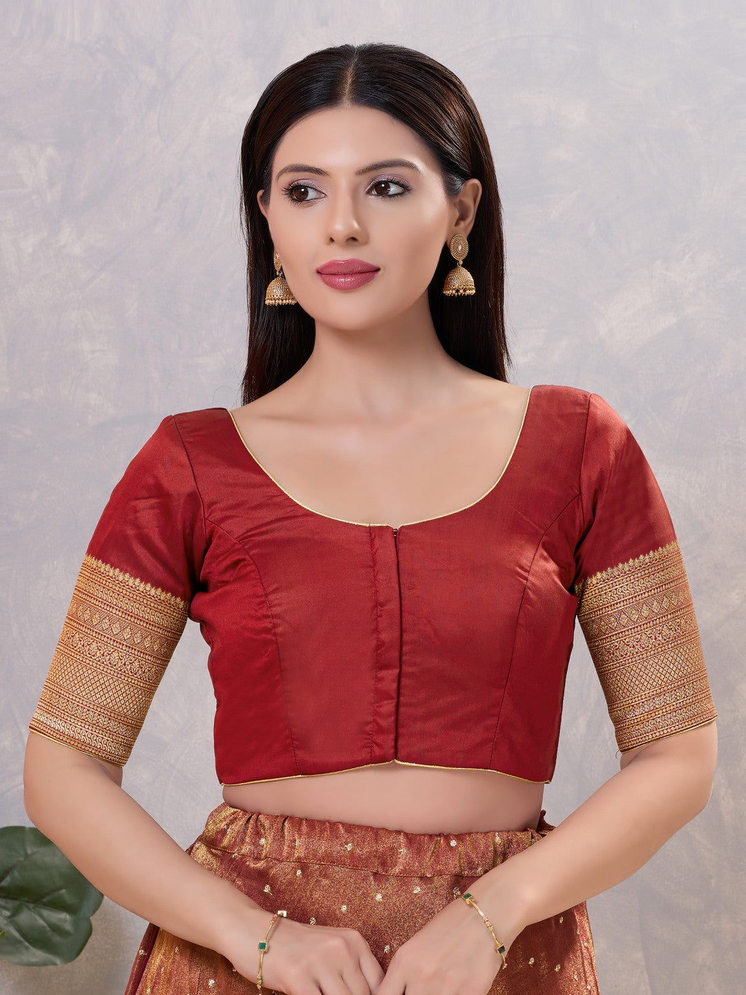 Vamas South Indian Saree Special Border Blouse