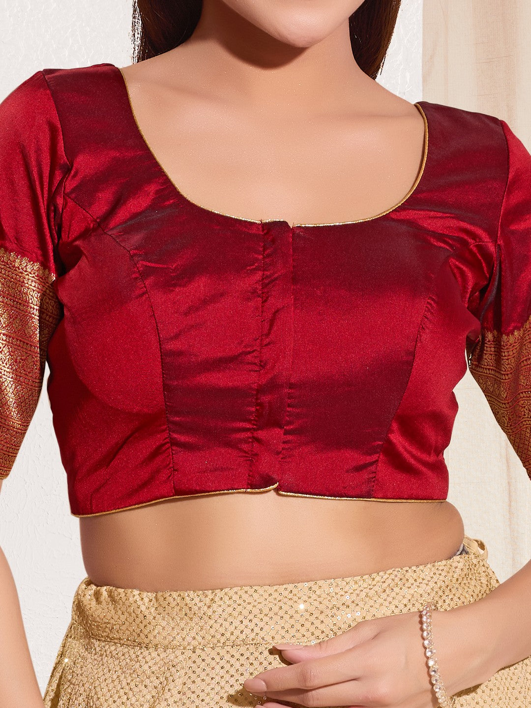 Vamas South Indian Saree Special Border Blouse