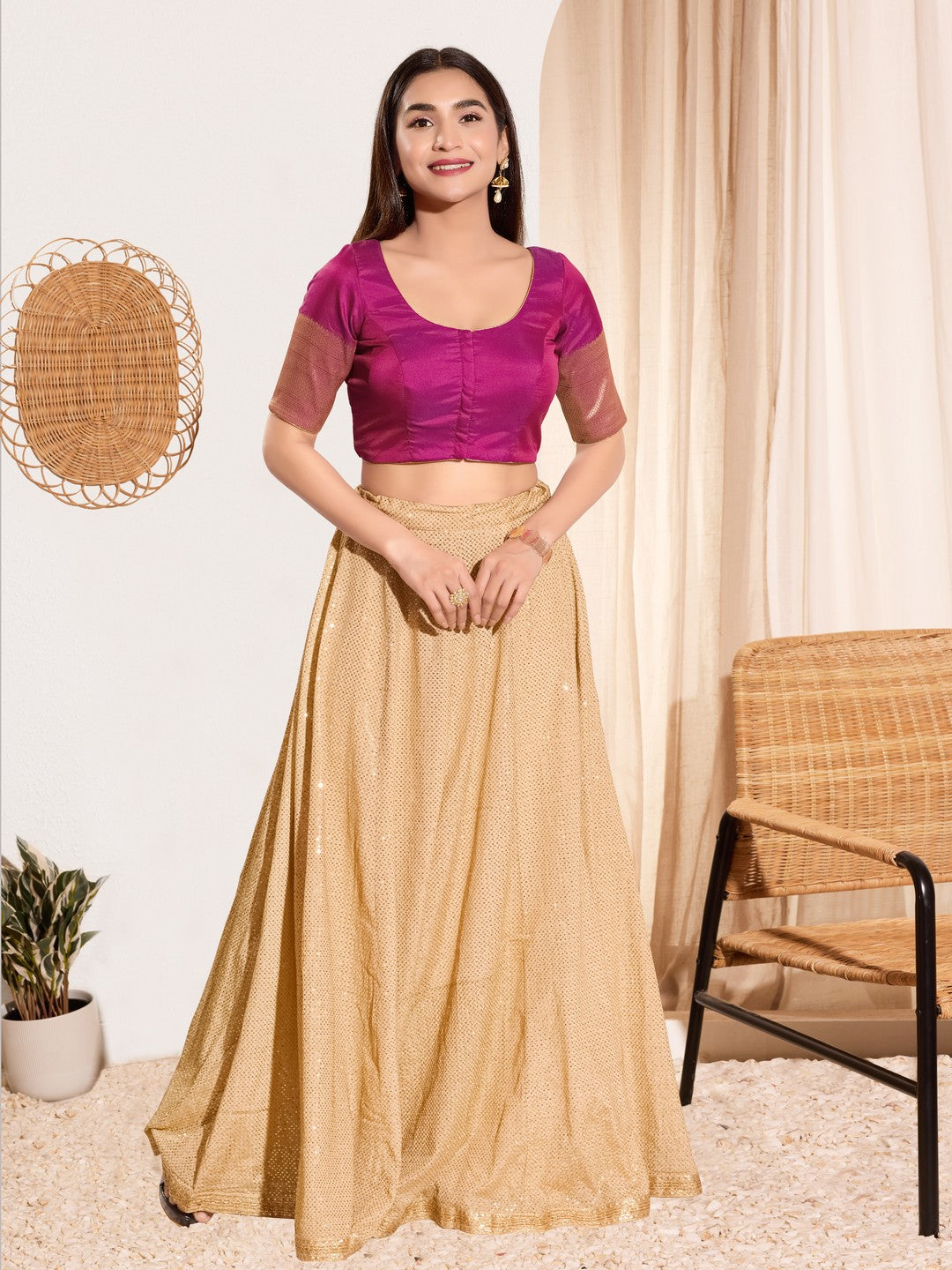 Vamas South Indian Saree Special Border Blouse