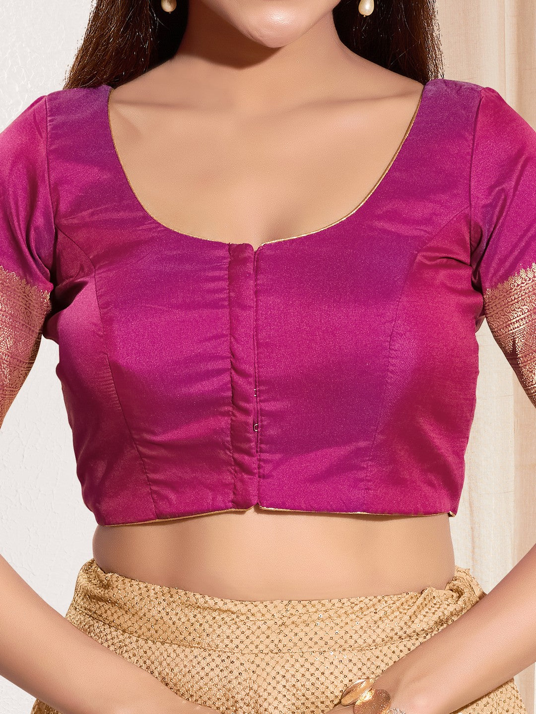 Vamas South Indian Saree Special Border Blouse