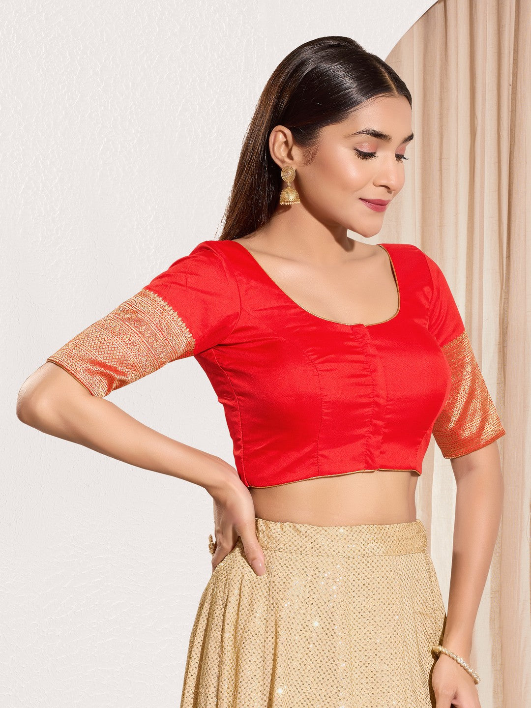Vamas South Indian Saree Special Border Blouse